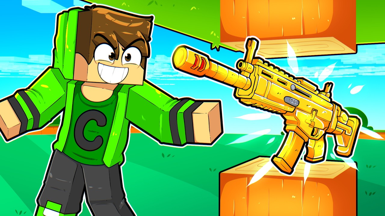 Блоки дропают СЛУЧАЙНОЕ ОРУЖИЕ в Minecraft!