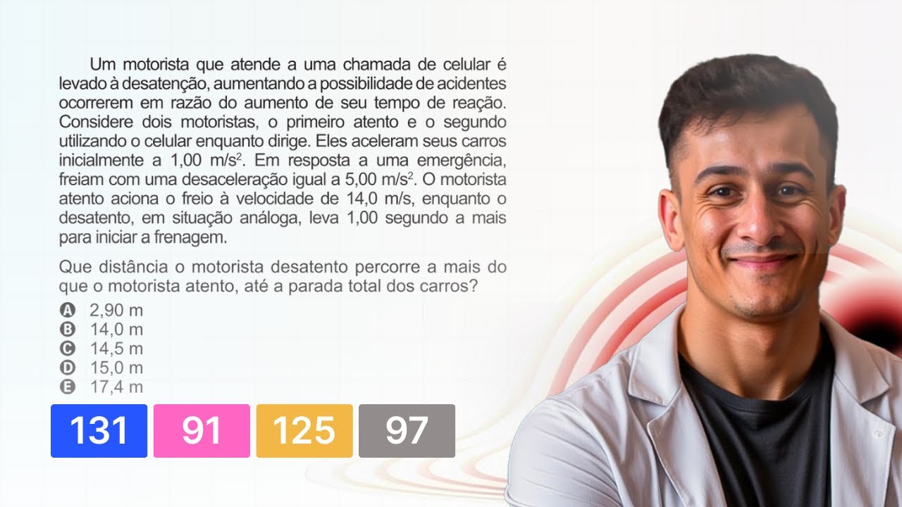 ENEM 2023 — Uma concessionária é responsável por um trecho de 480 quilômetros de uma rodovia.
