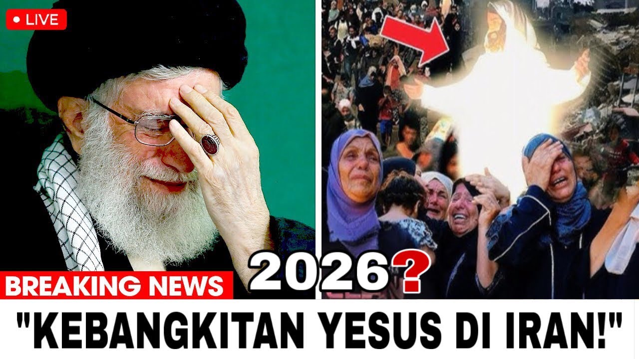 Iran TERKEJUT karena 1 JUTA Muslim Masuk Kristen! Revolusi Yesus