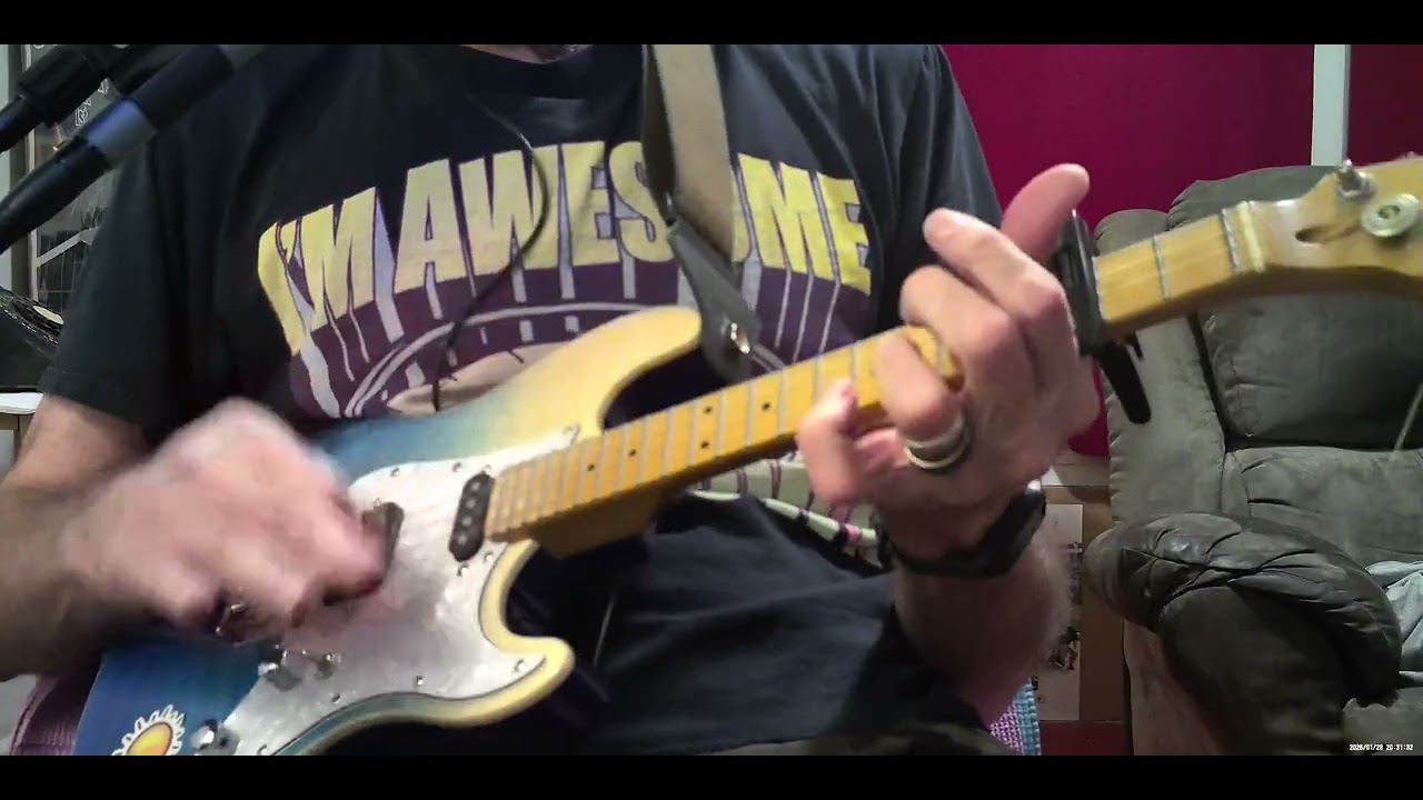 A Cover Rainbow Demon on electric ukulele (Uriah Heep)