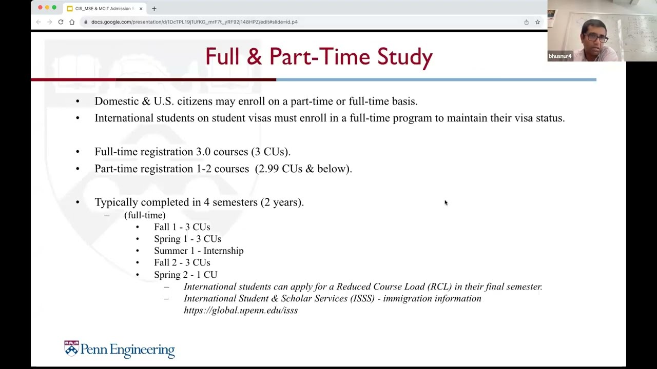CIS/CIT/DATS On-Campus Master's Webinar