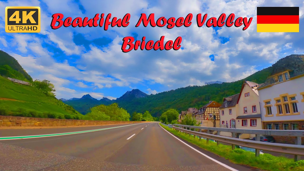 Beautiful Mosel Valley Drive Through Briedel | Scenic Car Tour
