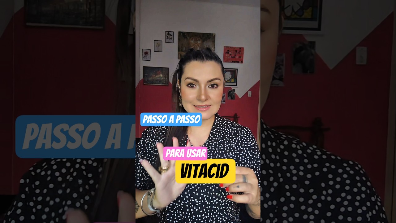 passo a passo para usar o VITACID - pode usar Vitacid no pescoço e colo? 