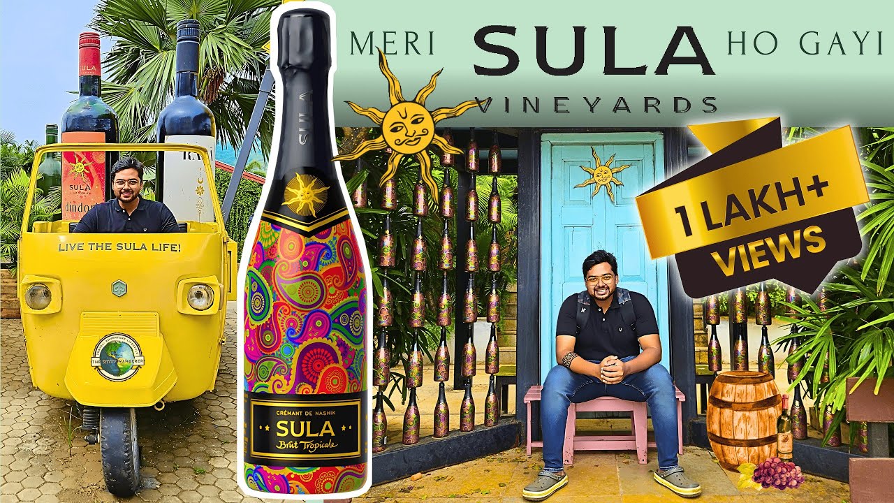 Sula Vineyards Nashik | Complete Tour of Wine capital of India | Wine tasting & more🍷