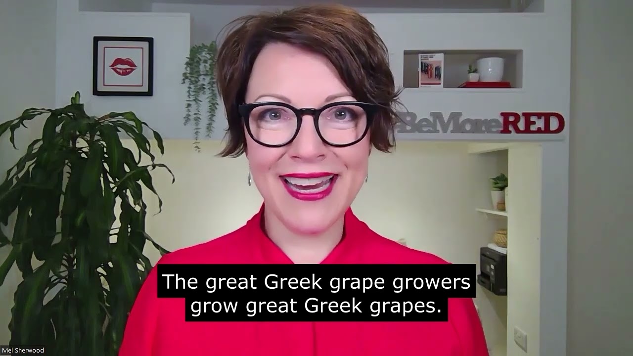 Tongue Twister for Presentation Warm Up - Great Greek Grapes