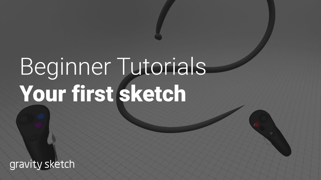 Your first sketch in Gravity Sketch