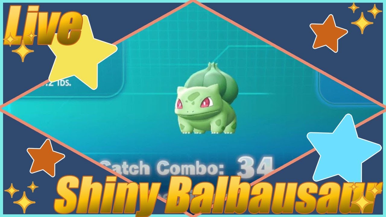Live Shiny Bulbasaur - Pokemon Let's go Eevee