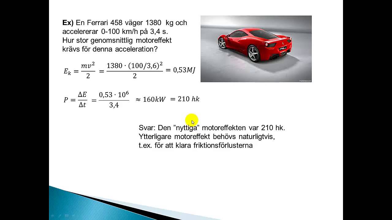 Fy1 E3 Effekt och verkningsgrad