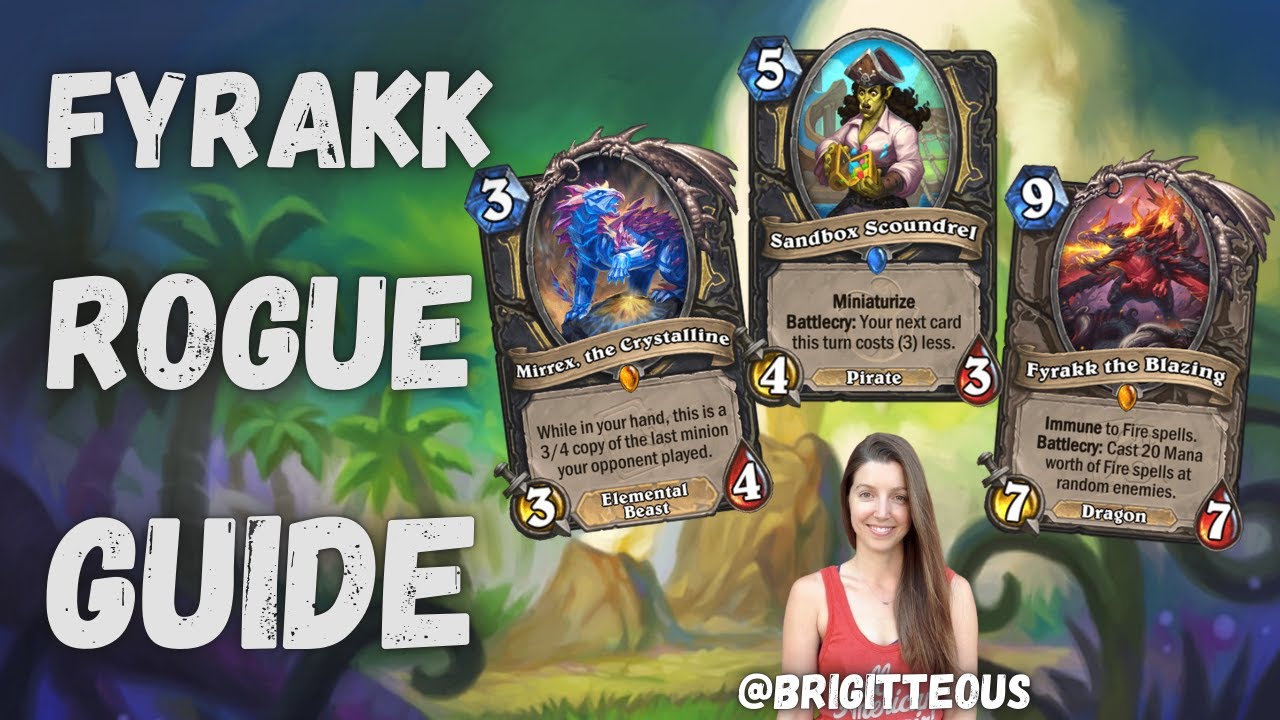 Обновленное руководство по игре Fyrakk Rogue 🐉 Hearthstone 🔥 Код колоды ➡️