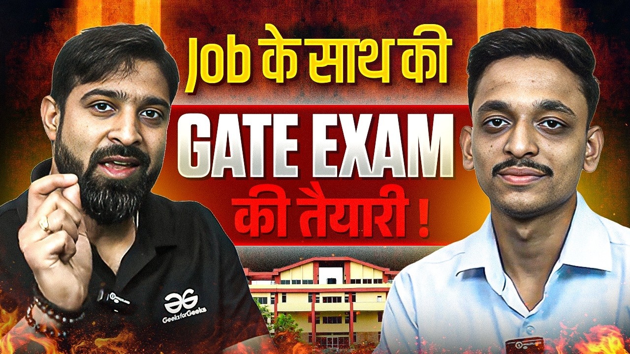 Job के साथ GATE Preparation 🔥 कैसे करें? Full Strategy for Working Professionals