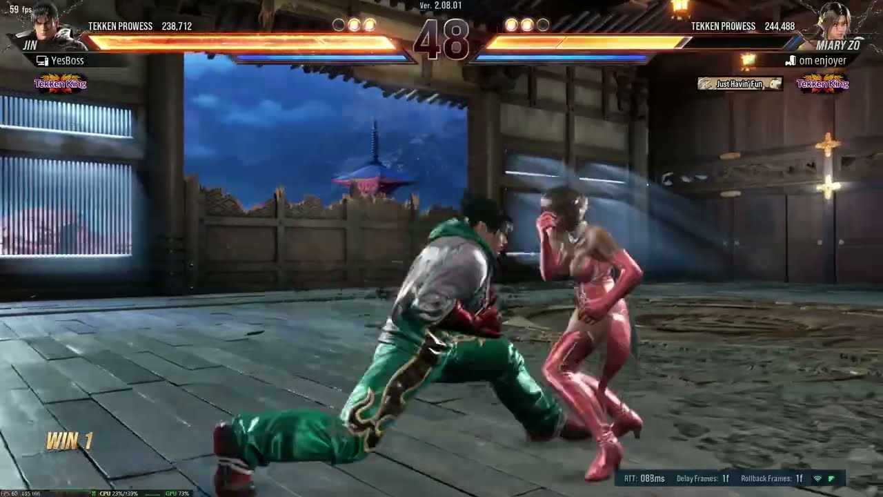 JIN vs MIARY ZO | Tekken 8 Rank Season 2