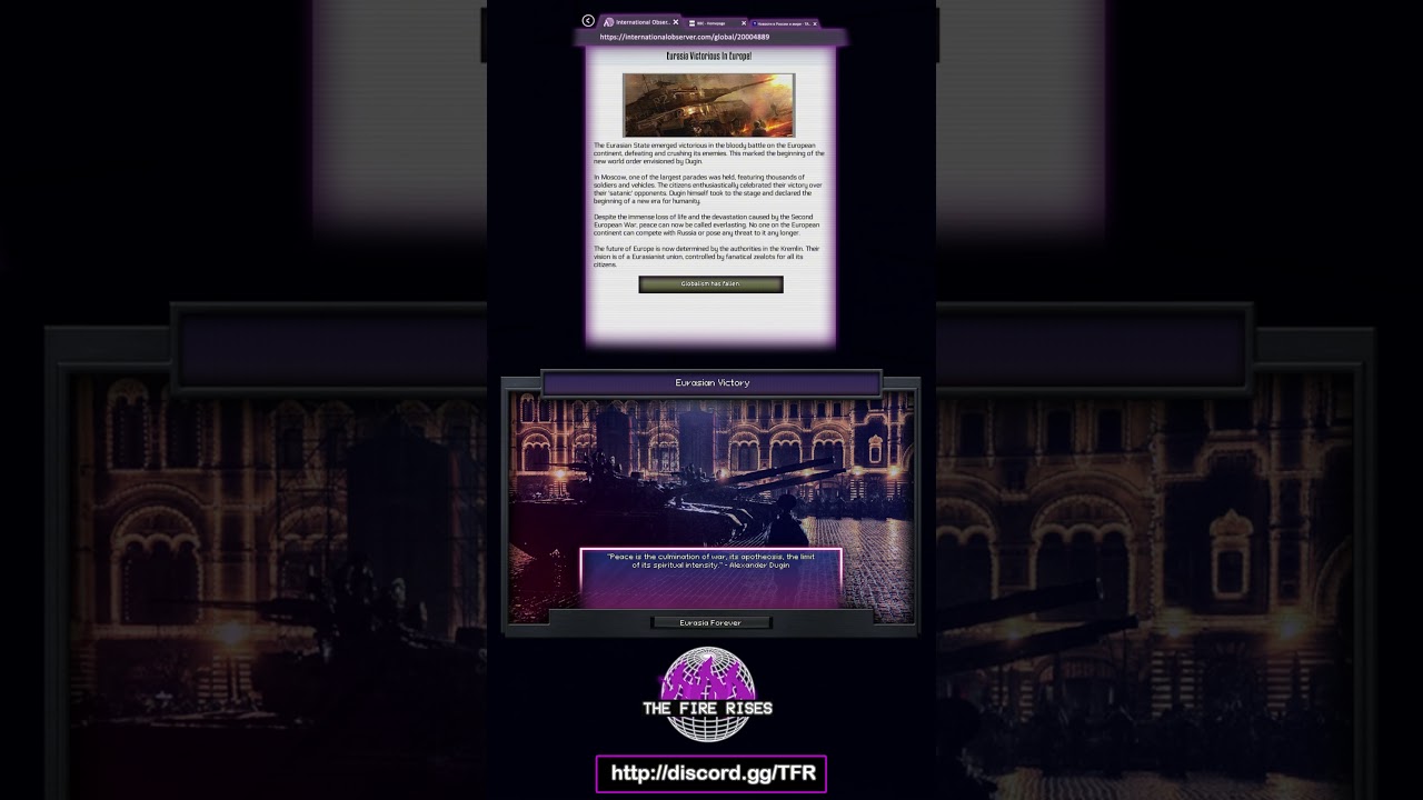 The Fire Rises Super Event: Eurasian Victory