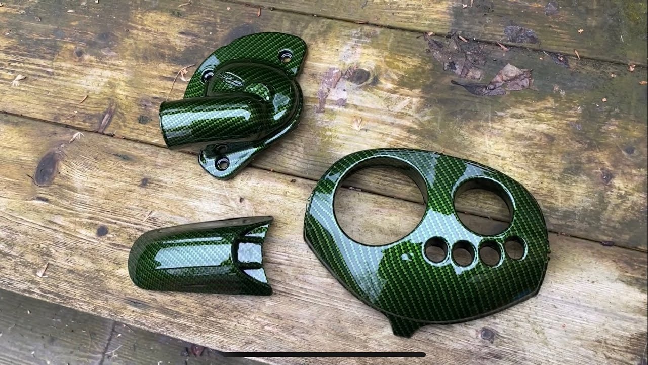 CANDY CARBON GREEN PARTS maken voor Zip SP 180