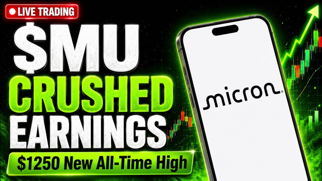 $MU All-Time High! AI Stocks Huge Reversal 📈 Live Trading Stock Market Today | Micron Earnings
