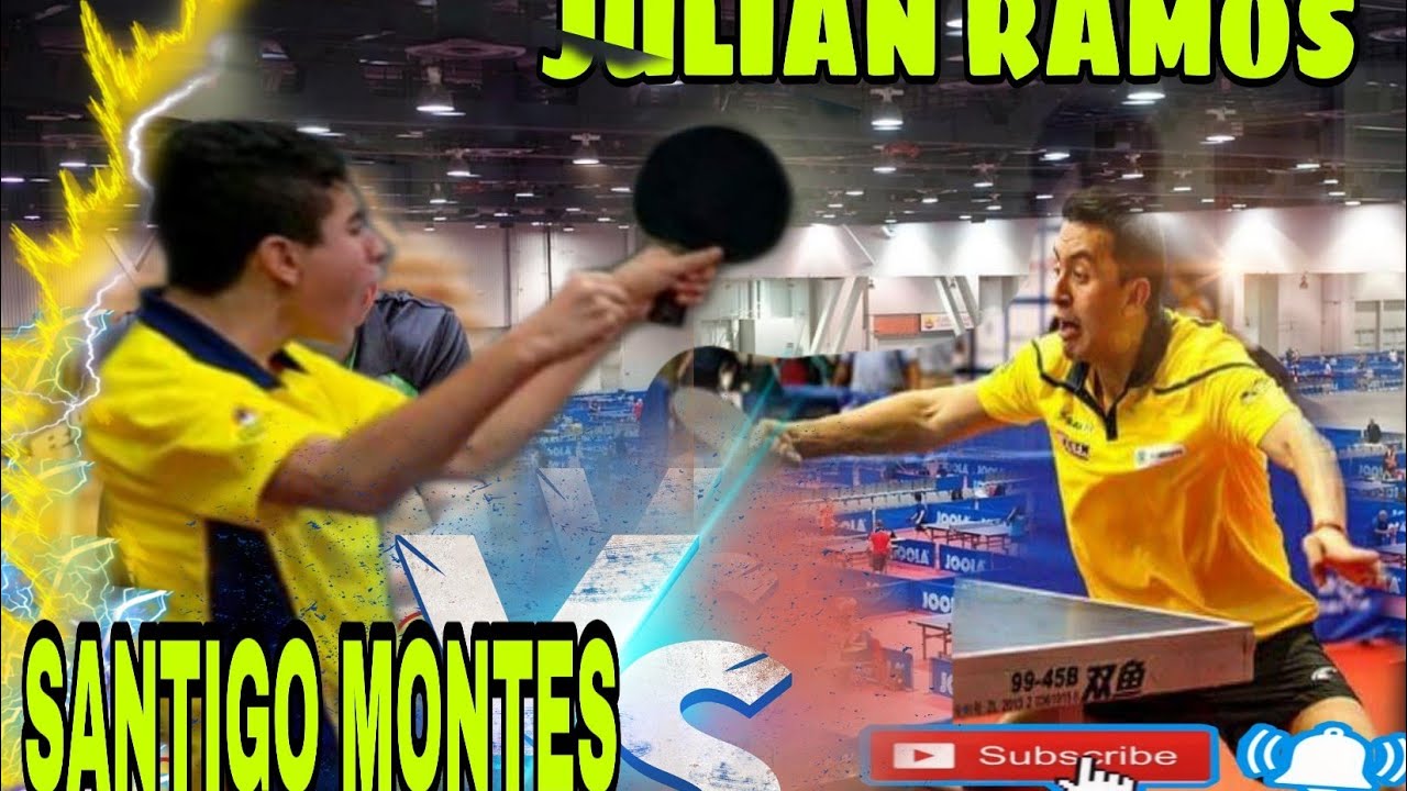 TENIS DE MESA 🏓 COLOMBIA 🇨🇴 JULIAN RAMOS VS SANTIAGO MONTES  CAMPEONATO NACIONAL 2018 🏆🥇📺