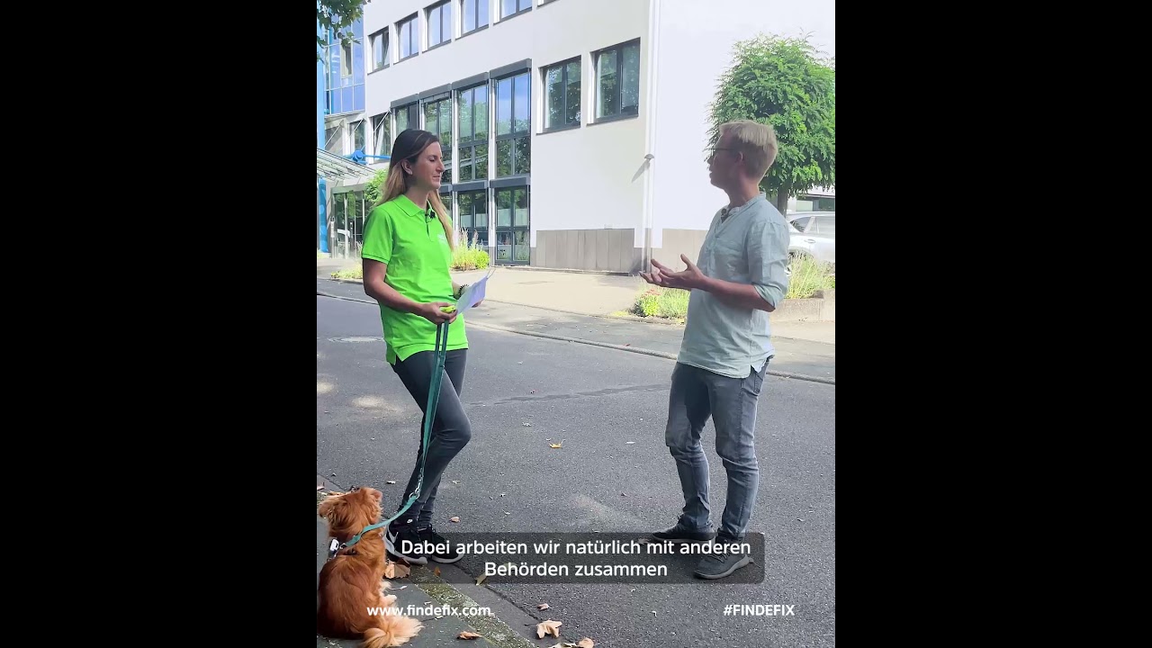 Totes Tier gefunden - Haustierregister FINDEFIX Interview mit Bonner Stadtreinigung bonnorange