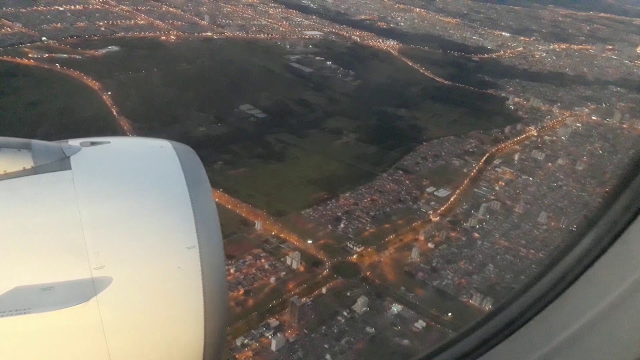 Espetacular pouso em Brasília.