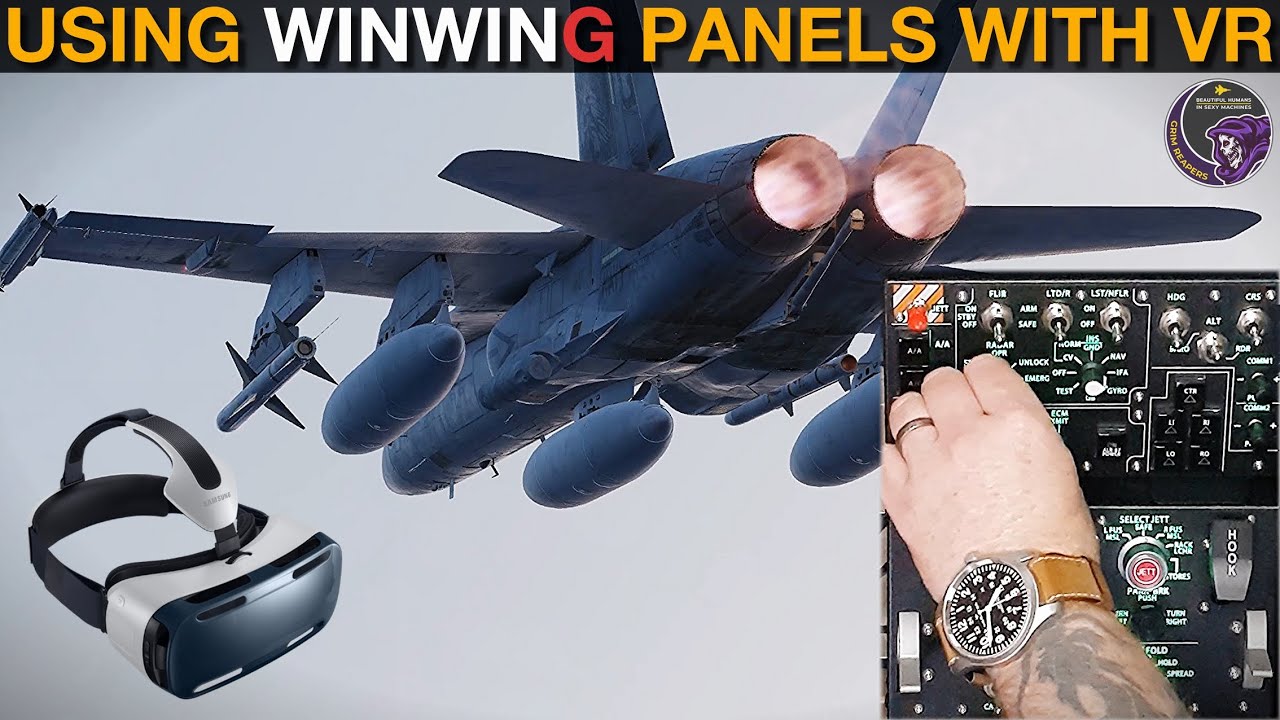 Using Winwing F/A-18 Hornet Takeoff & Combat Ready Panels In VR