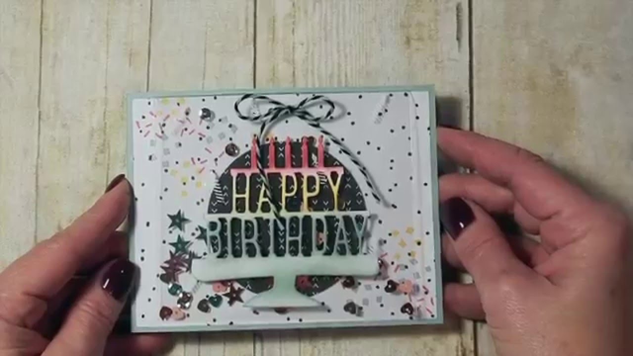 Shaker - Party Pop-Up Thinlits Card