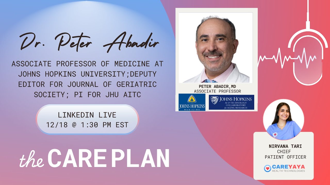 Dr  Peter Abadir & Johns Hopkins'  $20M Bet to Revolutionize Aging with AI