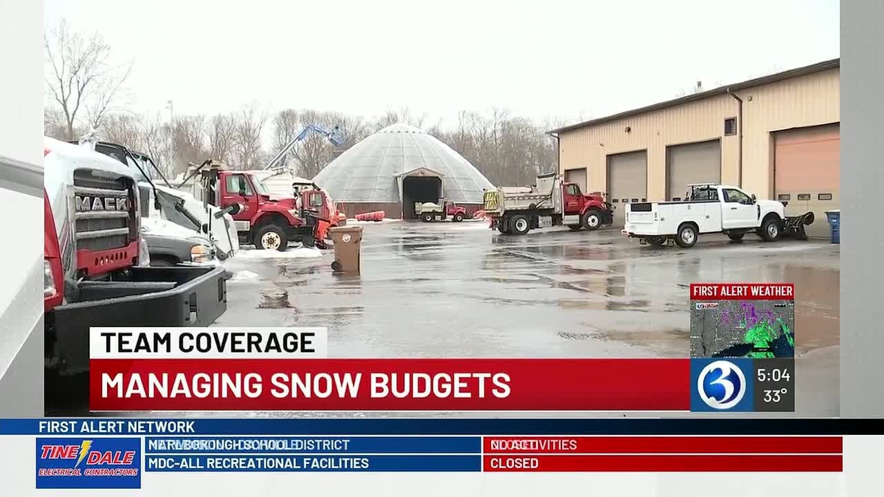 Connecticut towns face depleted winter budgets as crews prepare for more snow