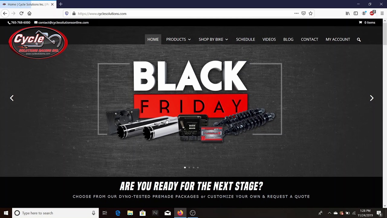 Cycle Solutions New Website Launch and Black Friday Deals 2019