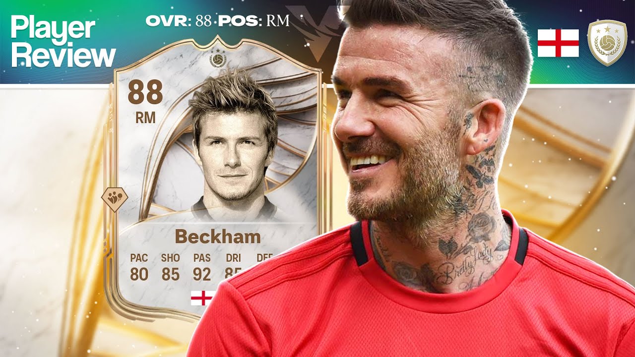88 ОБЗОР ИГРОКА ICON ДЭВИДА БЕКХЭМА l FC26 ULTIMATE TEAM