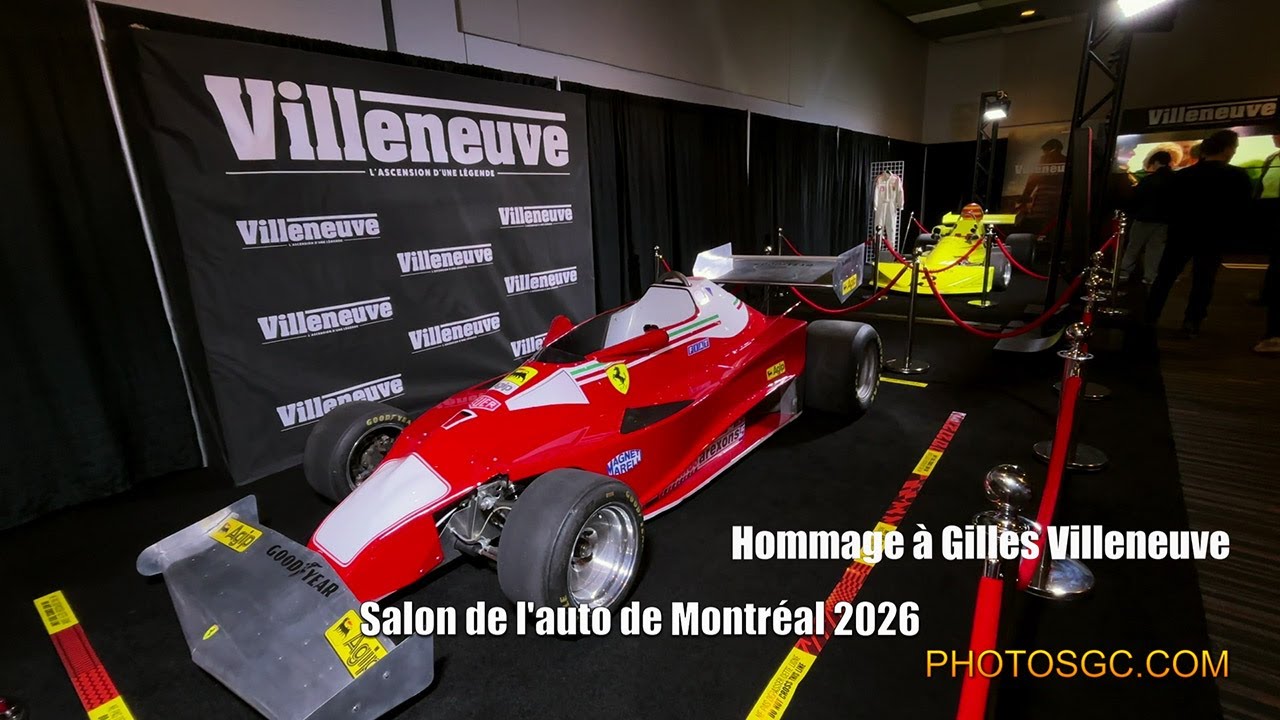 2026 L'univers Gilles Villeneuve Montréal Salon de l'auto