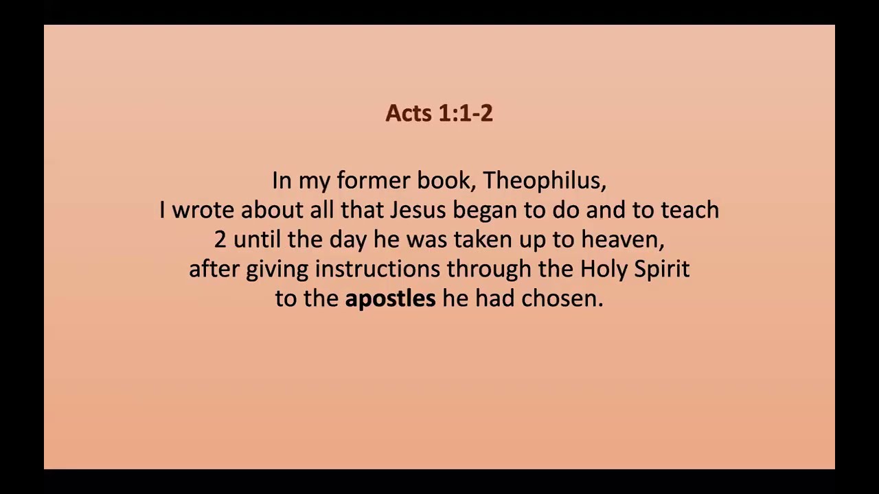 Beginning the Acts of the Apostles | Gary Alley