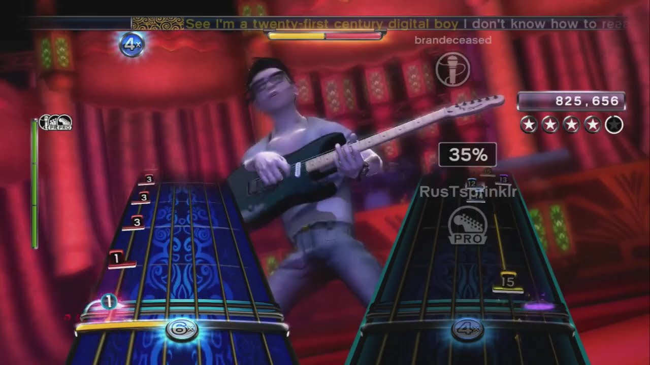 Rock Band 3 - 21st Century (Digital Boy) - Pro Guitar FC (with band)
