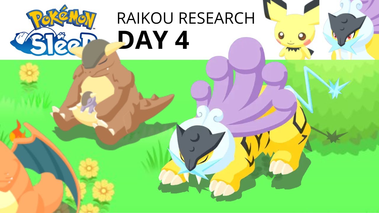 2nd Raikou Encounter! Pokémon Sleep Research