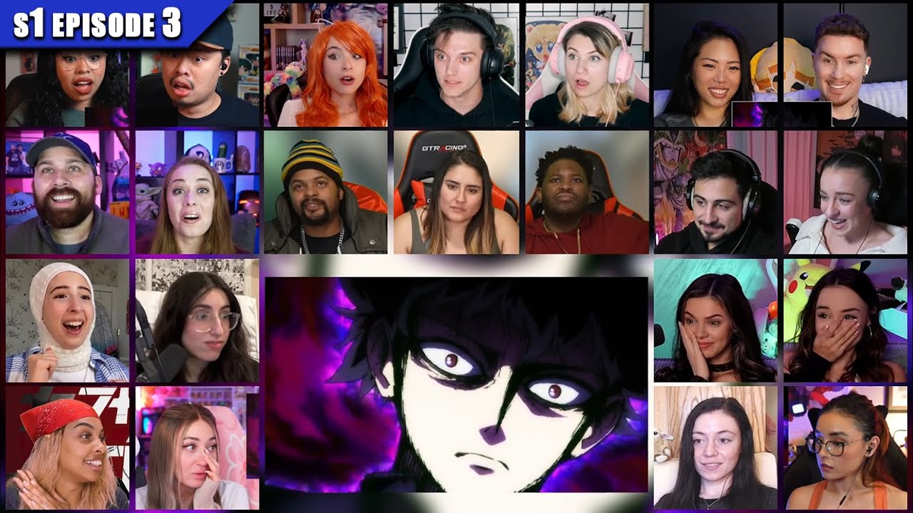 [Full Episode] Mob Psycho 100 Season 1 Episode 3 Reaction Mashup | モブサイコ100