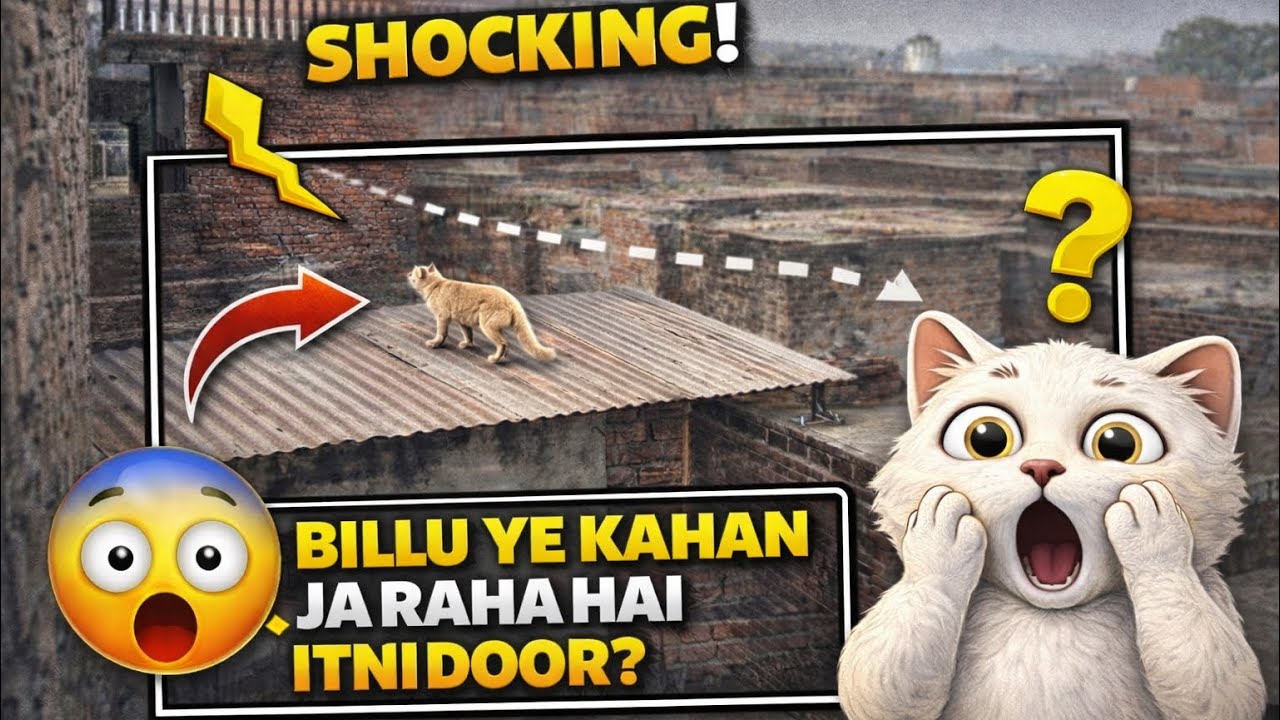 Ye billu kha chala gya.😱😳. @simmi.simba_00 #youtube #video #vlog #minizoo #cat #zoo 