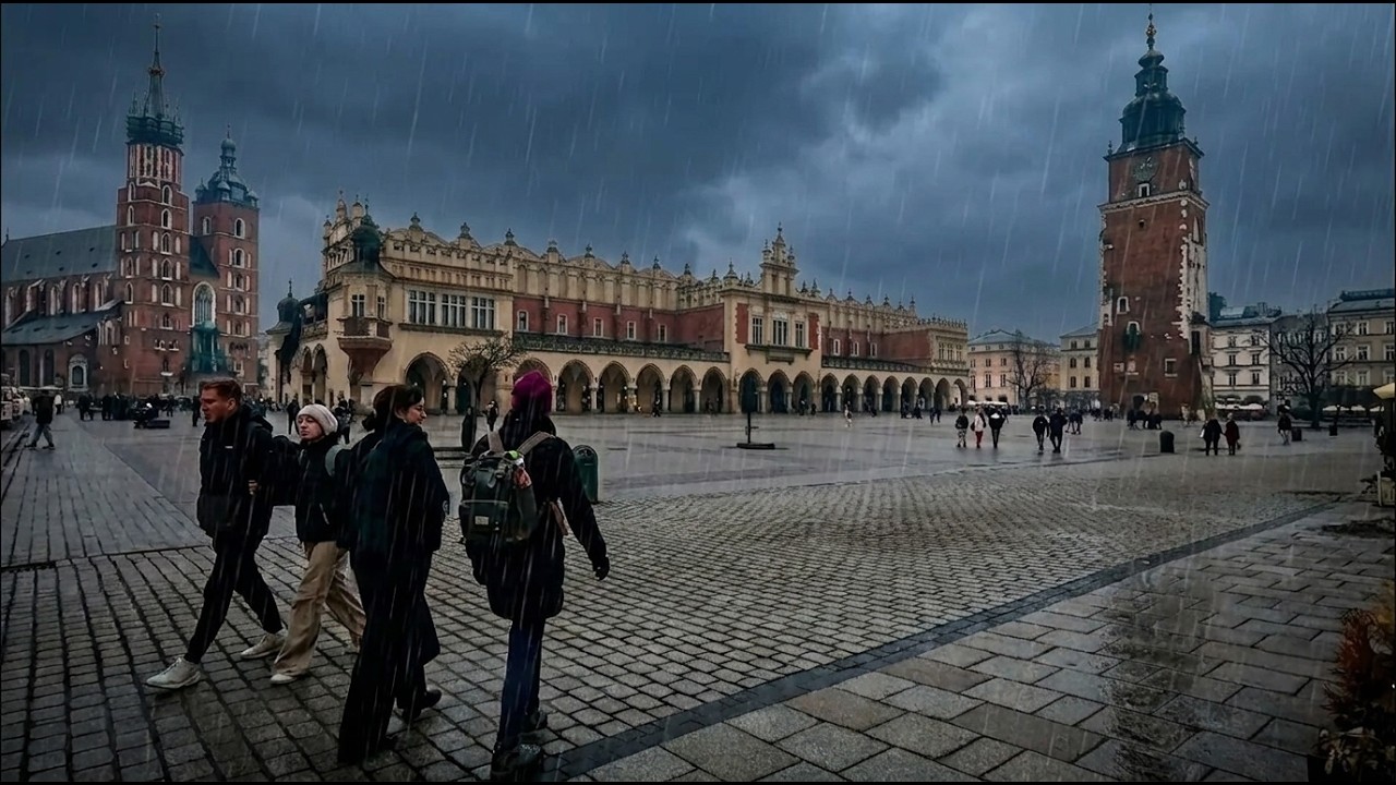 Kraków as It Really Is | Everyday Life, Streets & Atmosphere | 4K Walk
