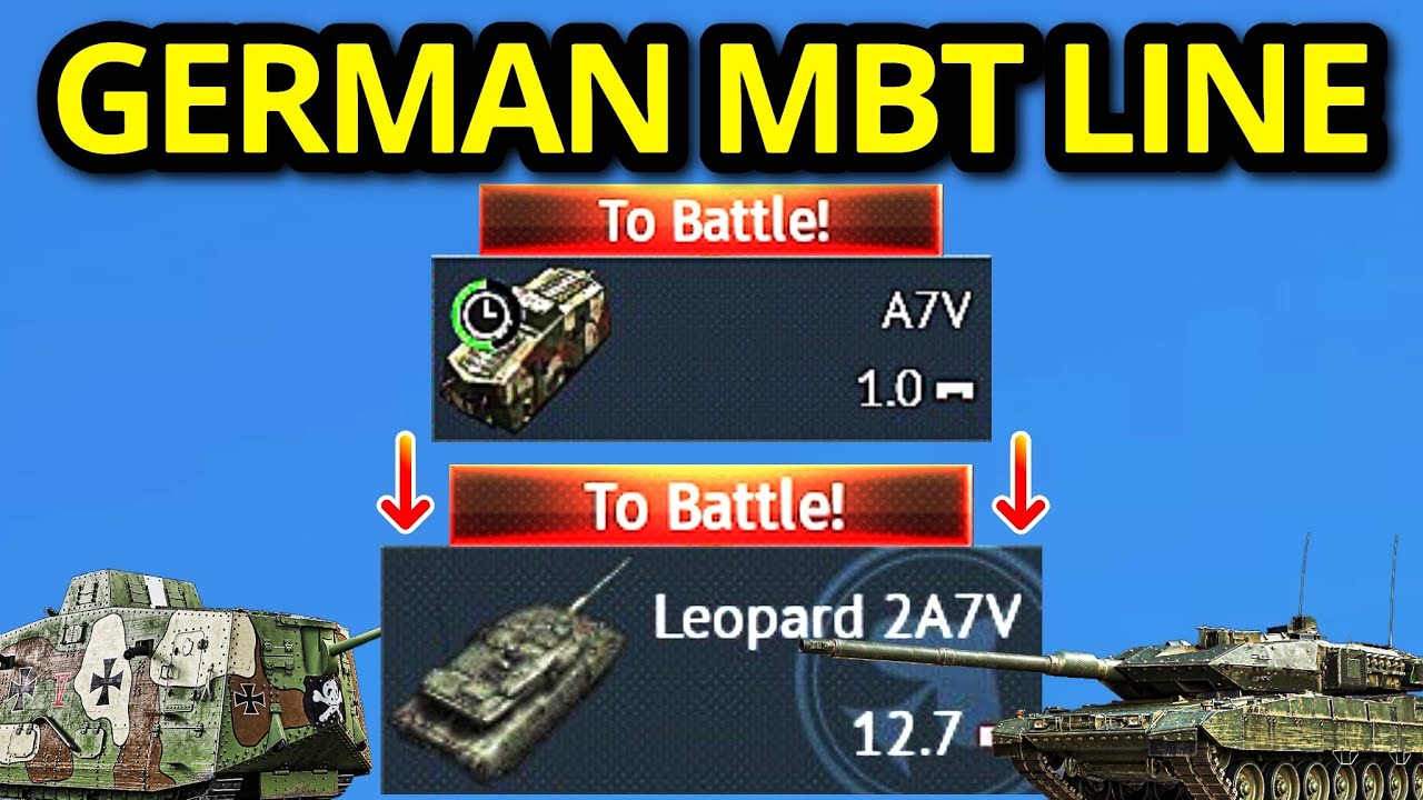 THE ENTIRE GERMAN MBT LINE EXPERIENCE (Reserve to Toptier)