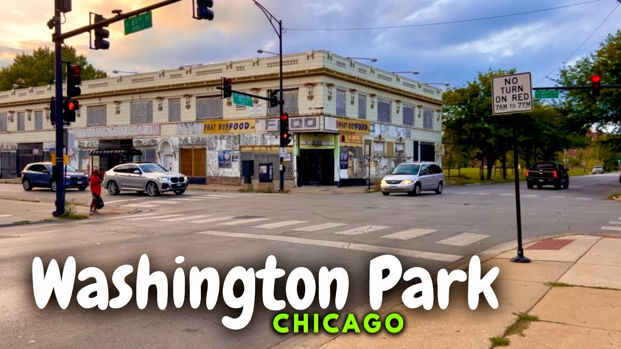 ☁️Chicago Neighborhoods | Washington Park Chicago | Walking Tour | Virtual Walking Tour Chicago