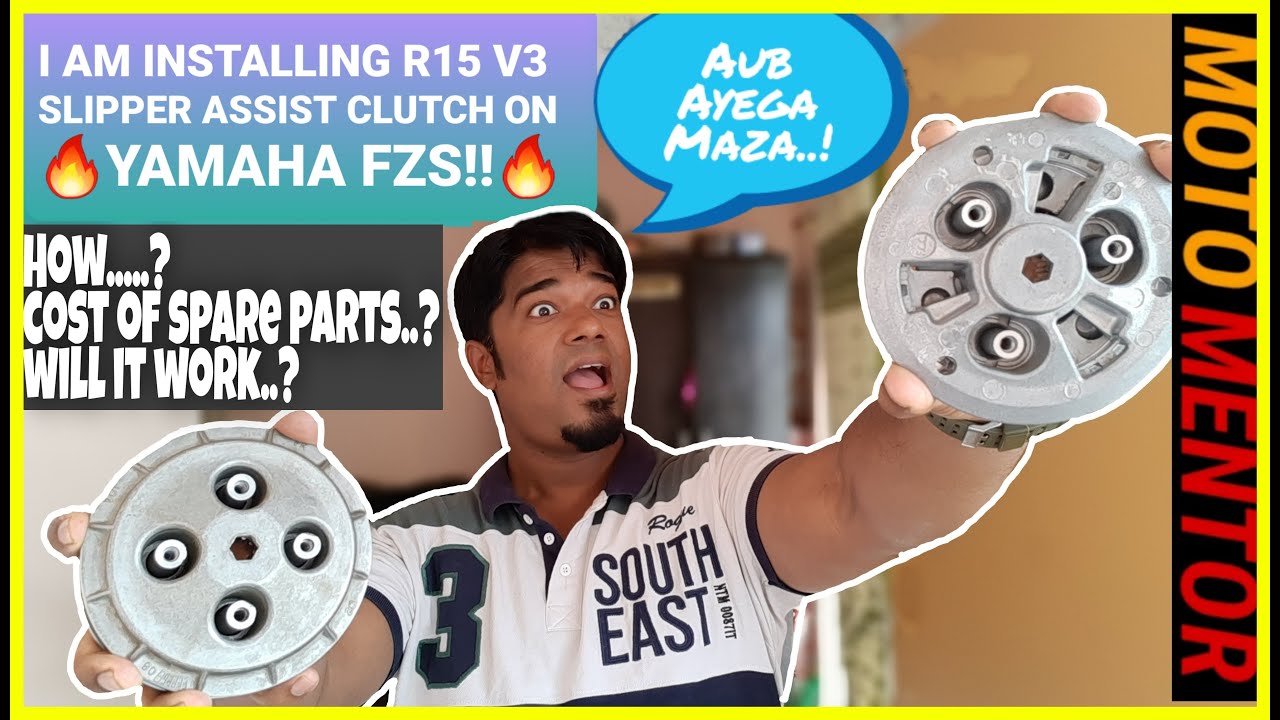 YAMAHA FZS  SLIPPER CLUTCH INSTALL | PARTS AND PRICE OF SLIPPER CLUTCH | PART 1