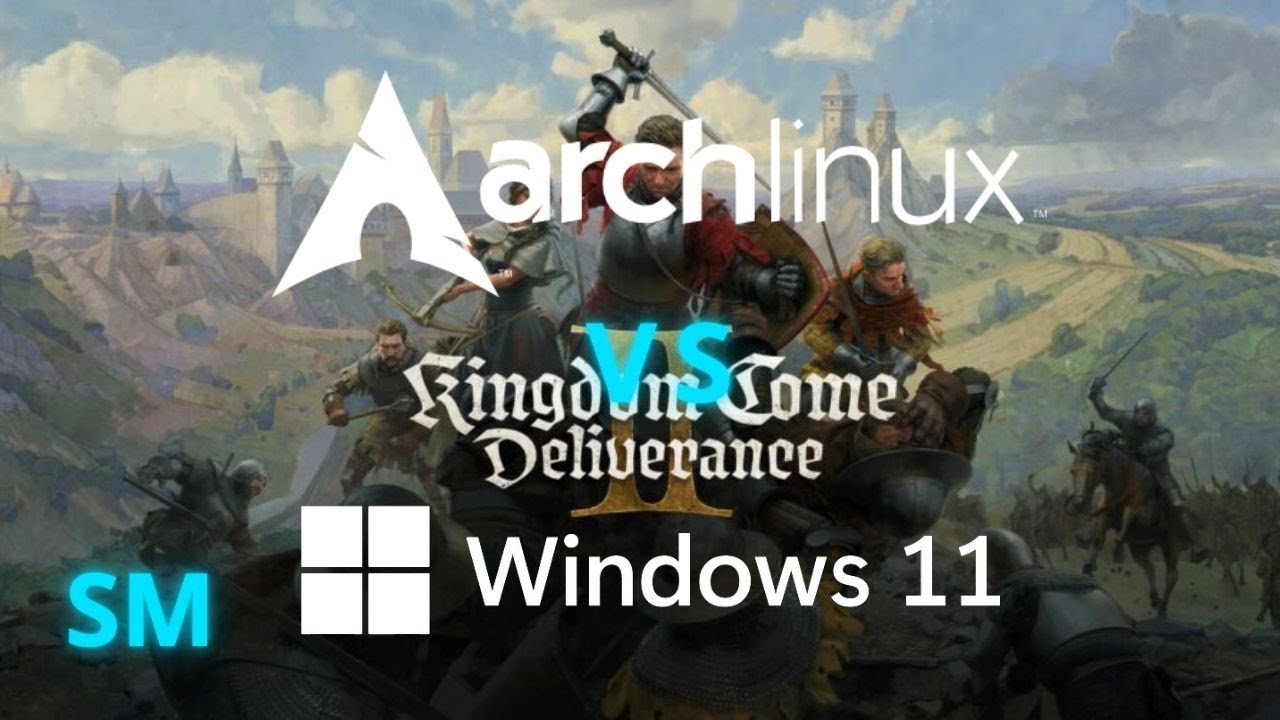 Kingdom Come: Deliverance II - Linux vs Windows Side-by-Side Comparison
