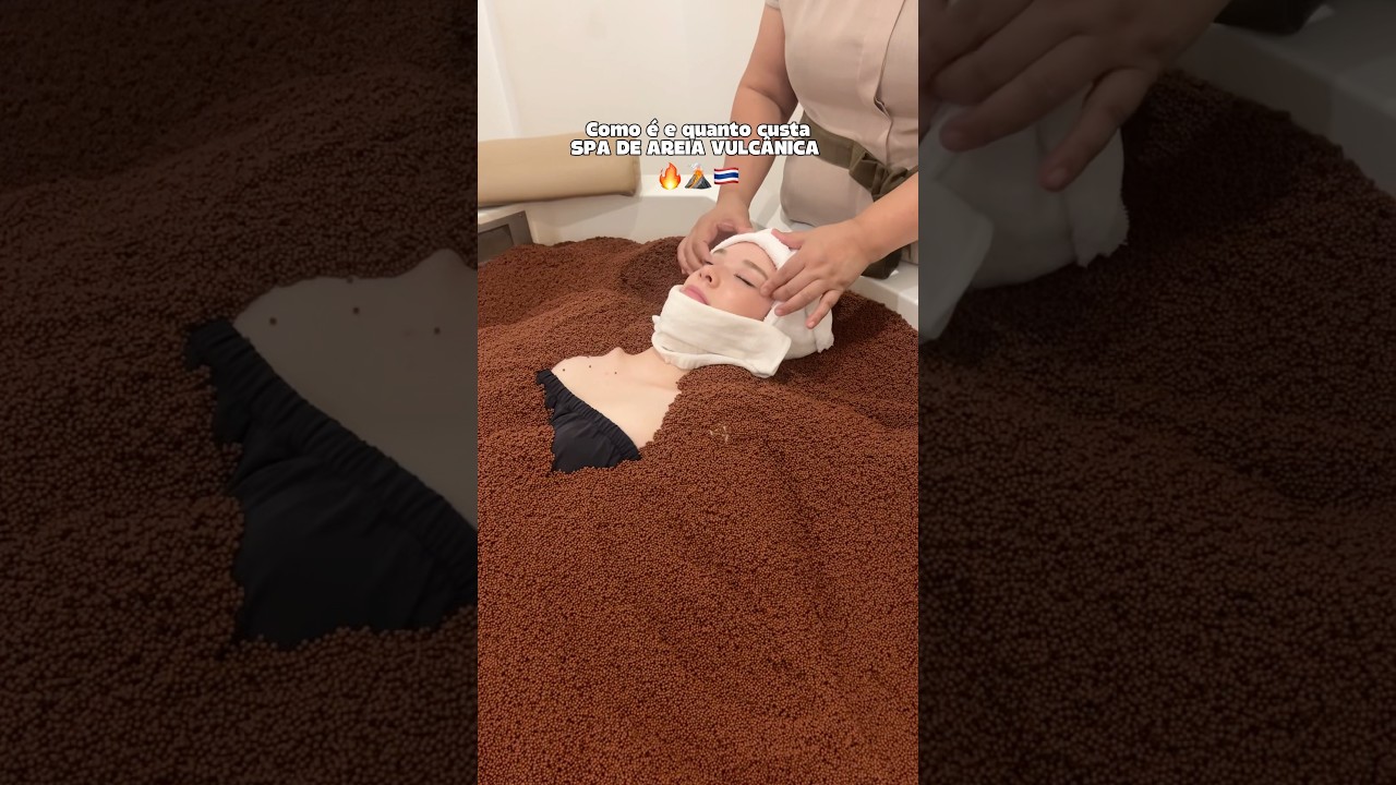 Viagem na tailandia = spa de lava vulcanica #vlog #tailandia