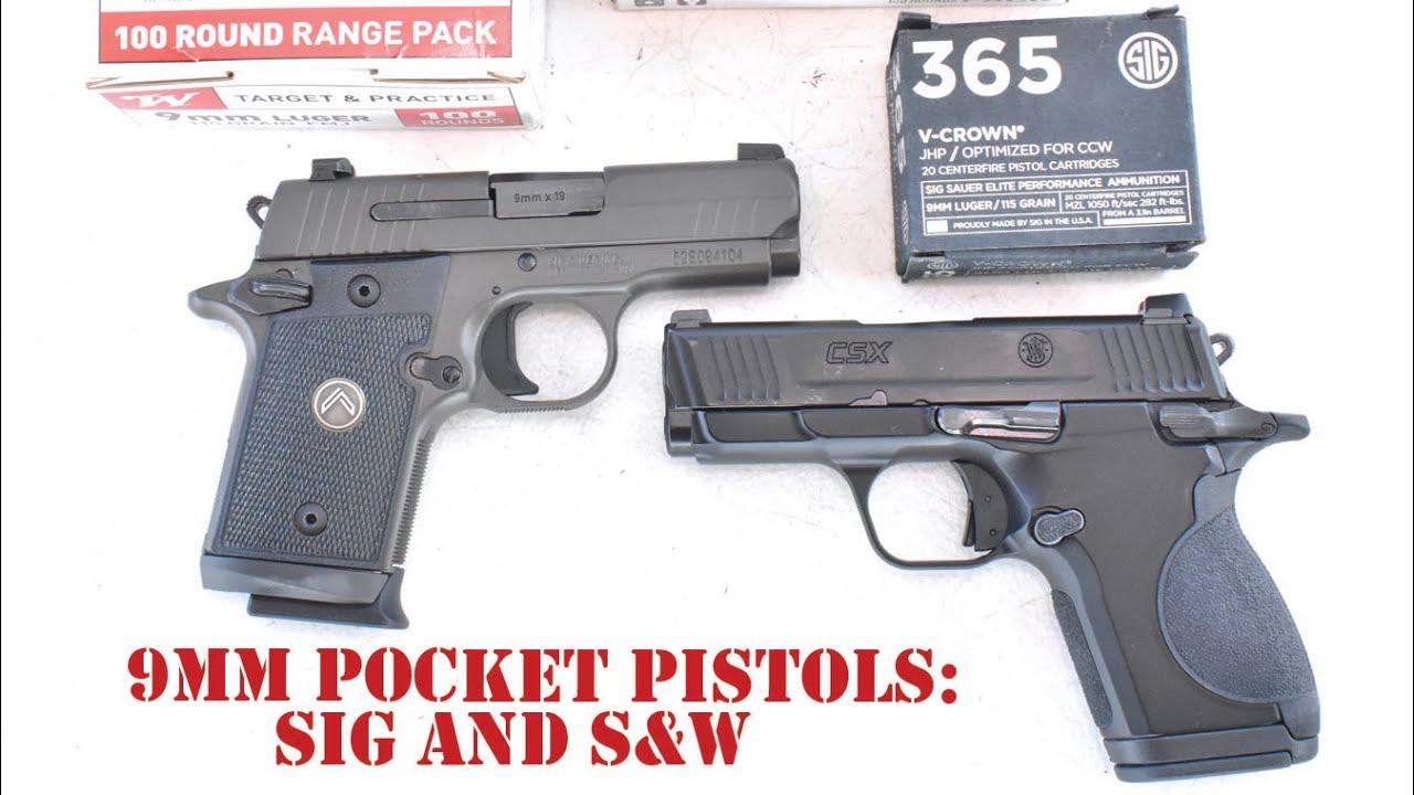 Micro Metal 9mm Pistols, S&W CSX versus SIG’s P938 Legion