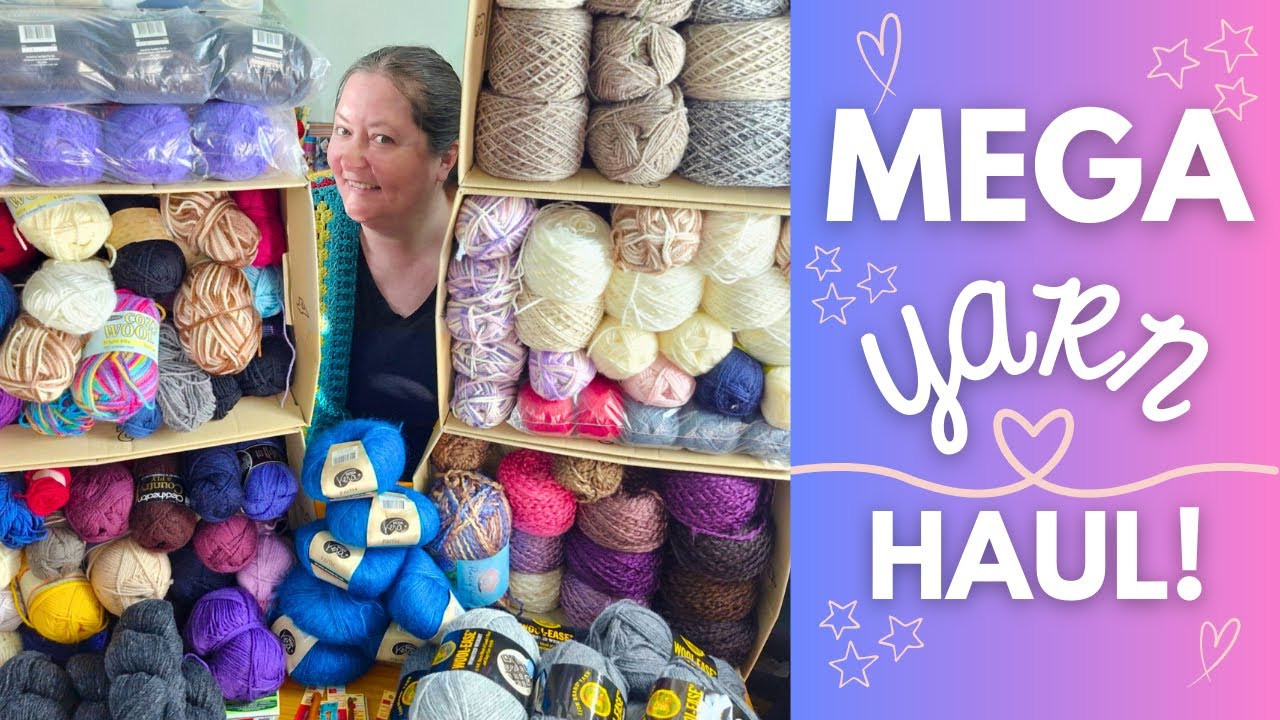 Mega Yarn Haul at a Garage / Yard Sale | Incredible Finds & Unbelievable Deals!