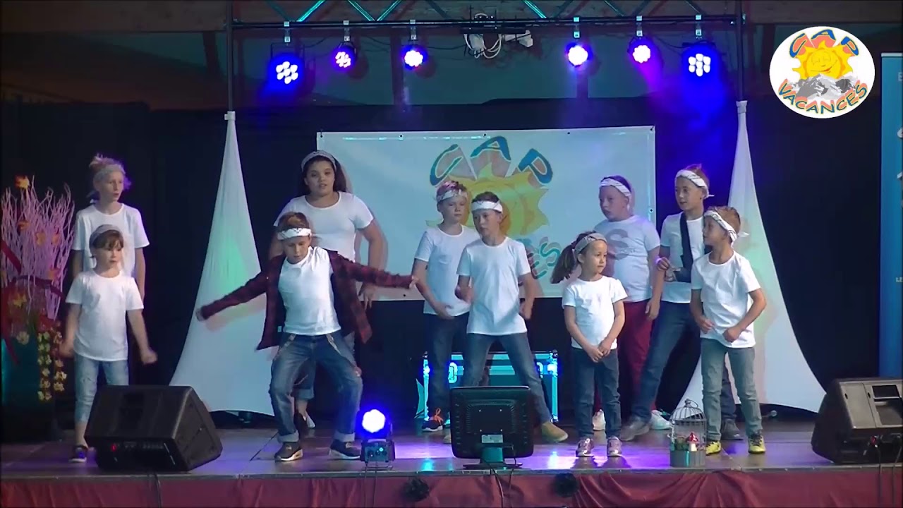 Les cap danse au concours de Chant 2018 de Cap Vacances Auchel