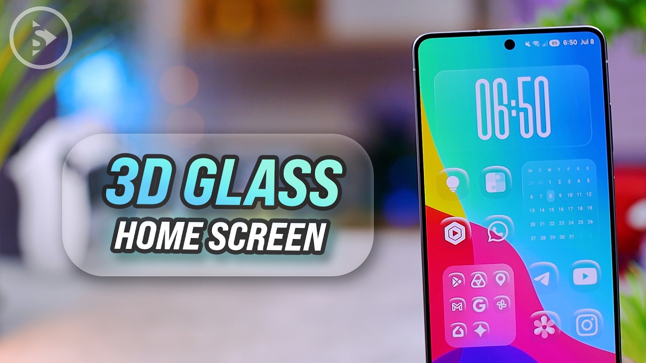 Samsung с 3D-иконками из стекла и виджетами?! 🤩