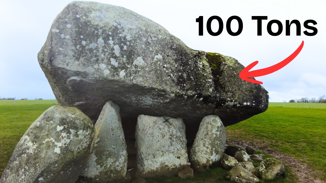 The 5,000 Year Old Irish Tomb with a 100 Ton Stone 🇮🇪  Brownshill Dolmen
