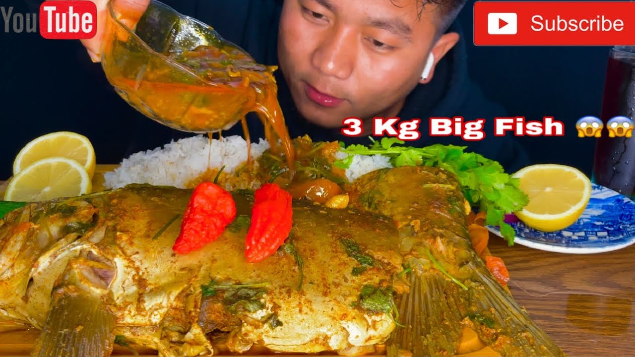 SPICY FISH CURRY 🔥 GRAVY 🌶🌶🌶 KING CHILLI MUKBANG || Ziru Thangjalam MUKBANG
