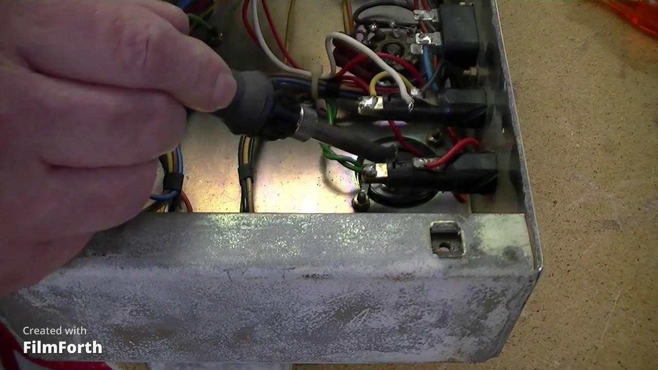 Marshall JCM 800 replacing old filter capacitors