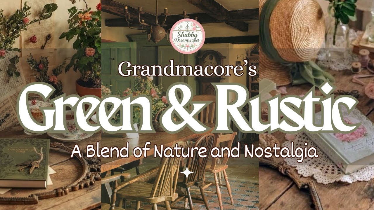 🏡💚 Grandmacore in Green: Rustic Decor That Feels Like Home| Grandmacore Decor