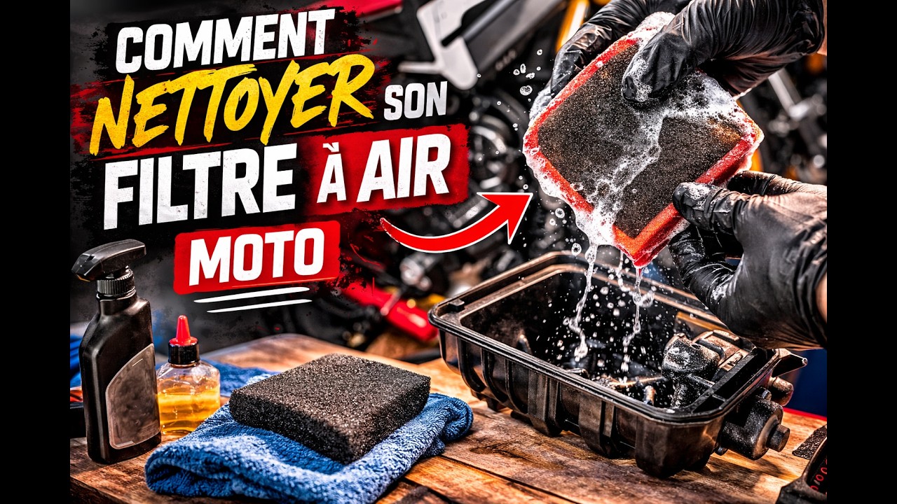 TA MOTO VA MIEUX RESPIRER ! TUTO tout savoir sur Le NETTOYAGE et L'ENTRETIEN de son FILTRE à AIR!