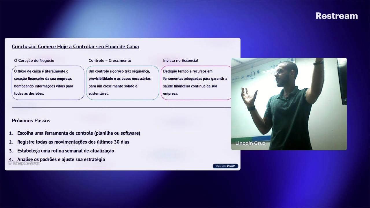 🔴 Aula ao Vivo: Fluxo de Caixa (Parte 1) – O Coração das Finanças Empresariais 💰🚀