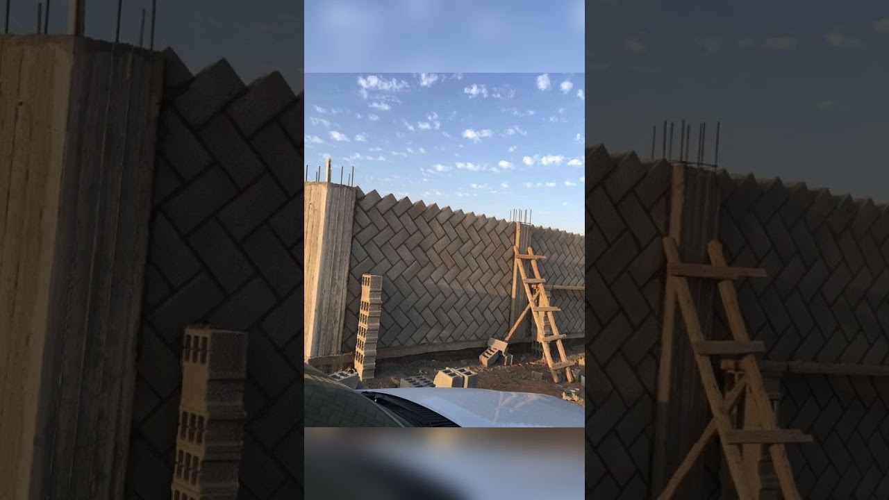 Забор из блоков как сделать 🧤🏠